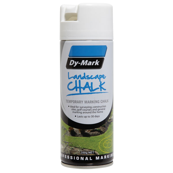 DY-MARK CHALK MARKING PAINT WHITE 350G AEROSOL